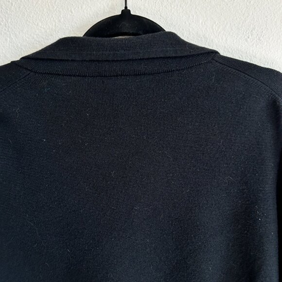 J. Crew Eloise Sweater Blazer Womens S Black Open Front Knit Cardigan BA552 - Picture 5 of 8